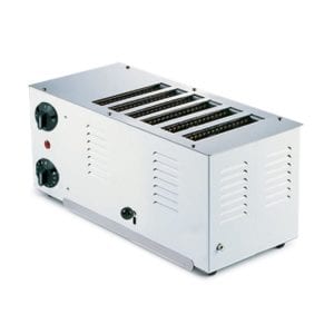 6ATW 6 SLOT BREAD TOASTER WHITE FINISH