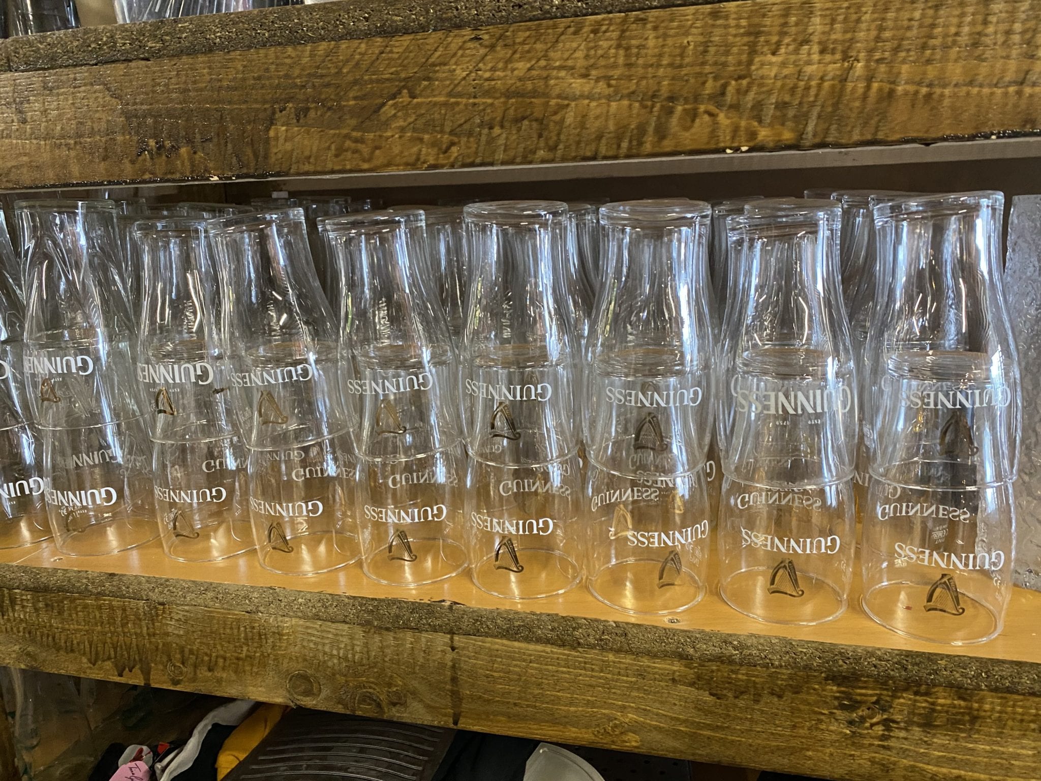 Old Style Guinness Glasses!! - Used Pub and Hotel Equipment