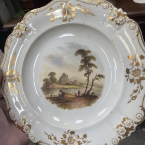 Men fishing plate