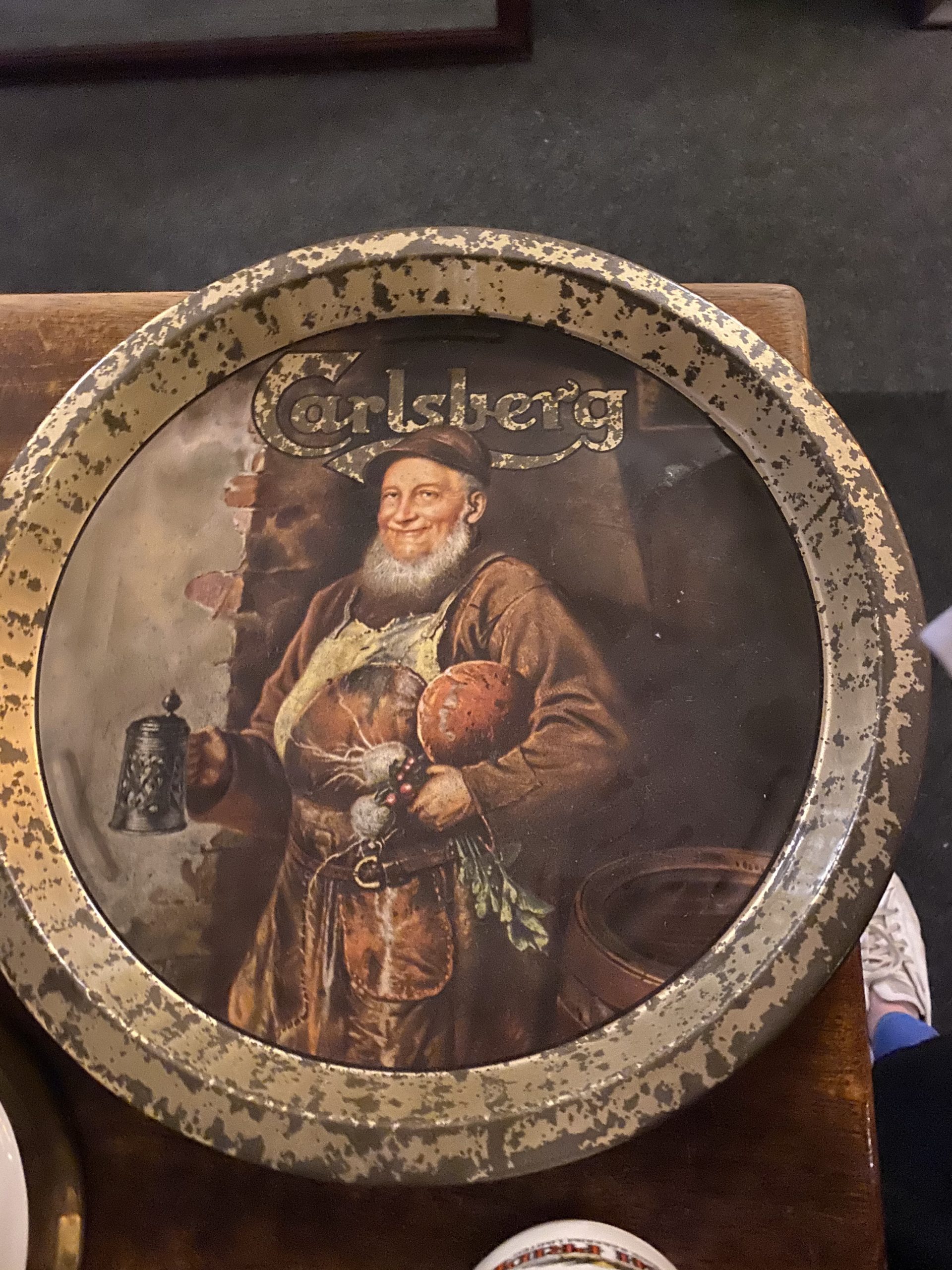 Carlsberg beer tray - Used Pub and Hotel Equipment