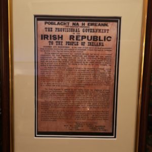 "The Irish Proclamation" Framed Picture
