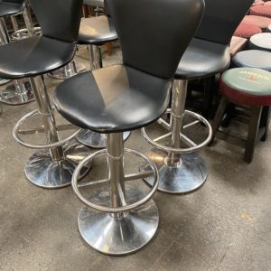 Leather high stools