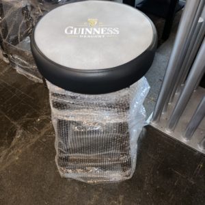 NEW Guinness logo high stools