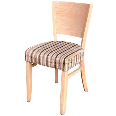 Atlantic Slim Seat Solid Back Side Chair