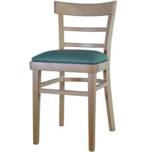 Espresso UPH Seat Slat Back Side Chair
