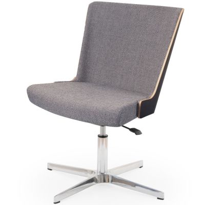 Skapa Semi UPH Four Star Swivel Base Adj Height Side Chair (Alu)