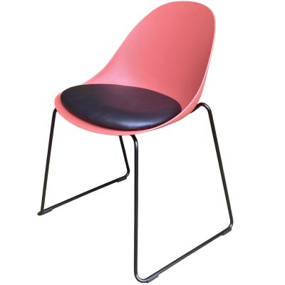 Vivid Skid Frame UPH SIde Chair