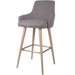 Camden High Chair (Brass Foot Rest)