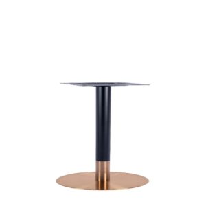 Zeus Small Table Base - Coffee/Rose Gold