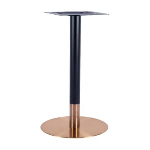 Zeus Small Table Base - Dining/Rose Gold