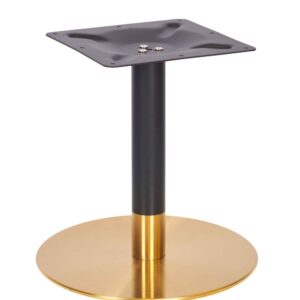 Zeus Small Coffee Table Base - Vintage Brass & Black