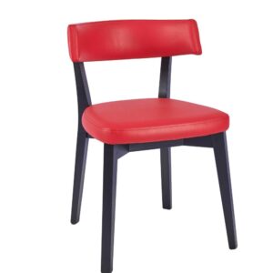 Christa Side Chair - Stone / Black Frame