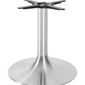 Trumpet Medium - Lounge Table Base (Brushed Stainless Steel)