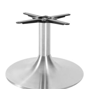 Trumpet Medium - Coffee Table Base (Brushed Stainless Steel)