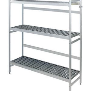 Full 3 Tier Modular Shelving Set with 2 Post Frames