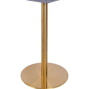 Zeus Small Round Table Base - Poseur/Vintage Brass