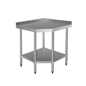 ATLAS COT9090 CORNER TABLE WITH UPSTAND 900*900*850 +60 FOR USE WITH 700MM TABLES
